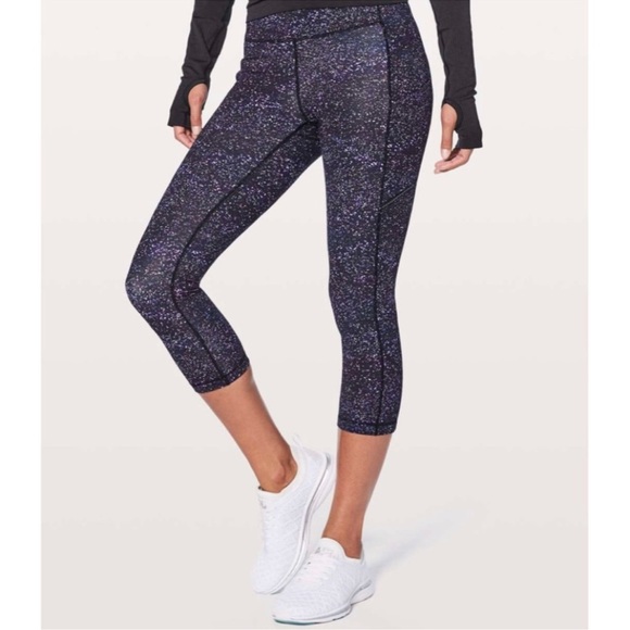 Lululemon Speed Up Crop 21" Crystalline Multi Luxtreme - Picture 1 of 9